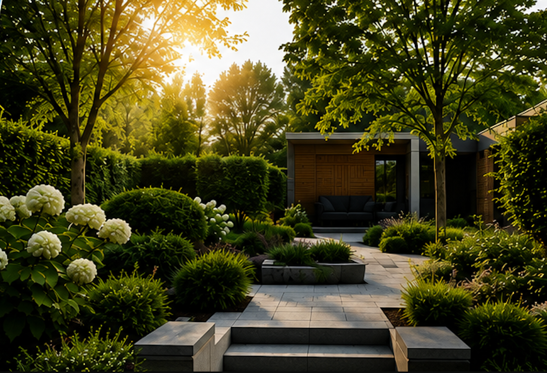Moderne Gartengestaltung